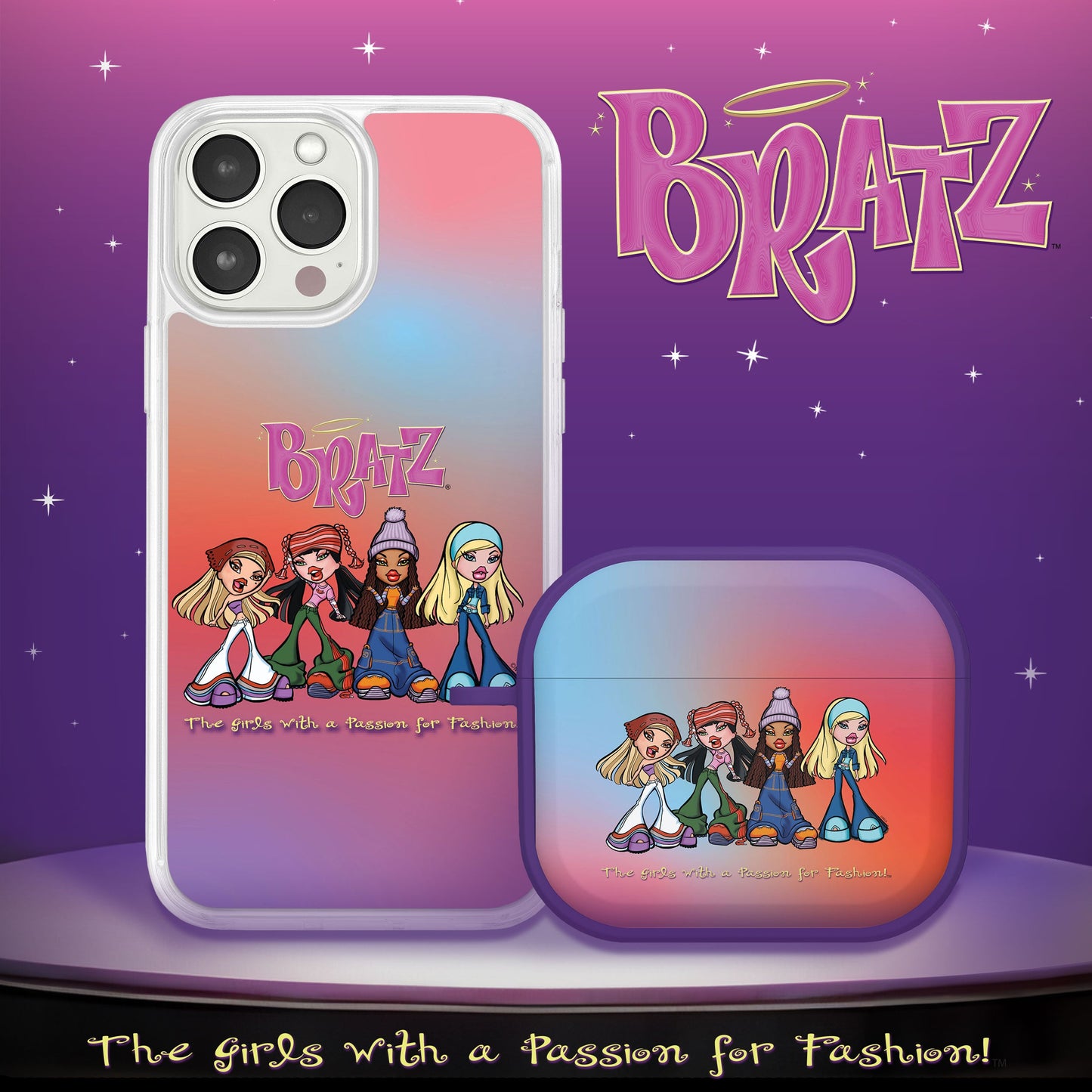 Bratz® Classic HD Apple iPhone 12 Mag-Safe Phone Case and AirPods Gen 3 Combo Package