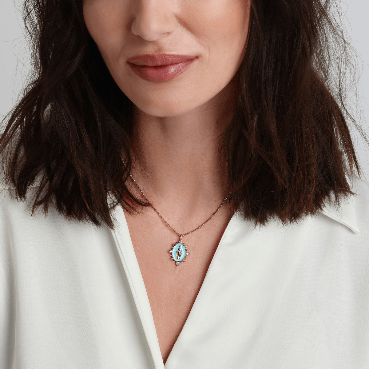 Aqua Lady Lourdes Pendant
