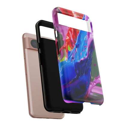 Vibrant Color Splash Tough Phone Case