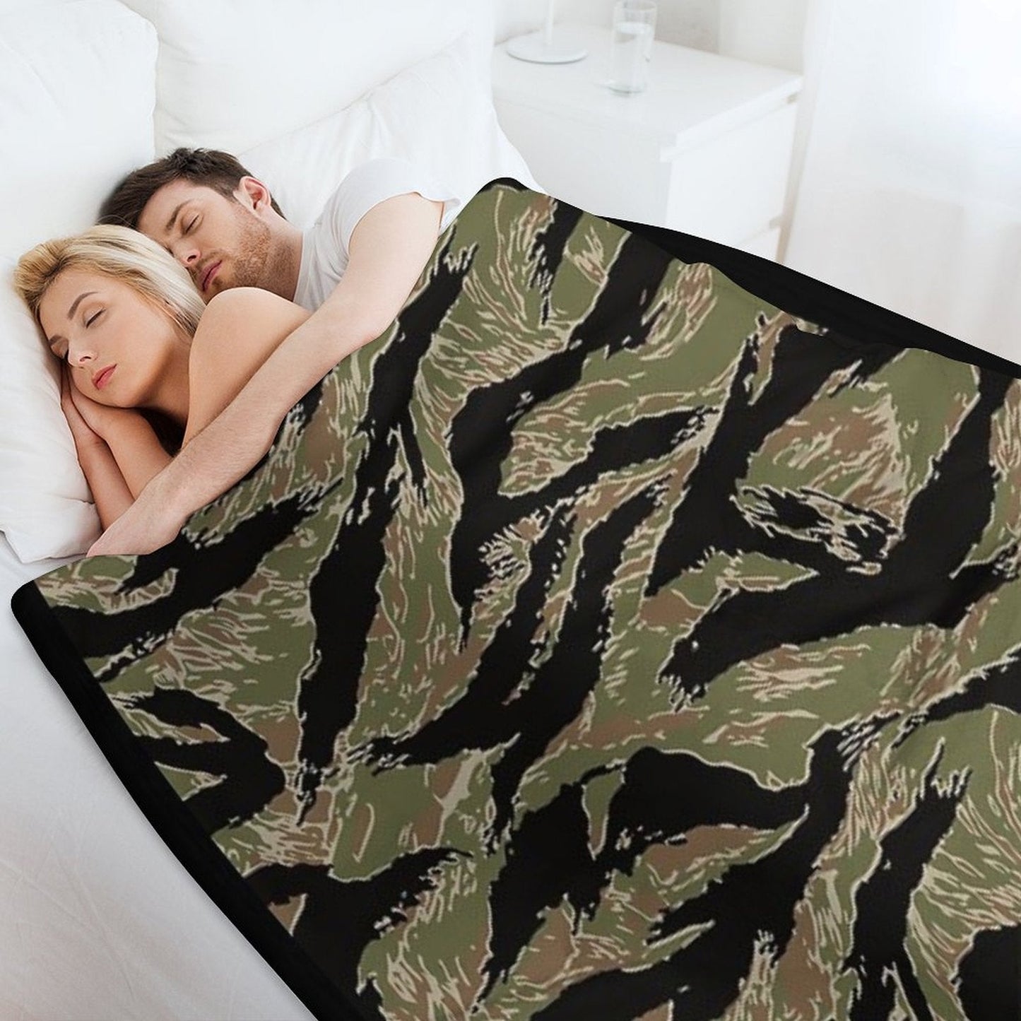 Tigerstripe Camo Throw Blanket