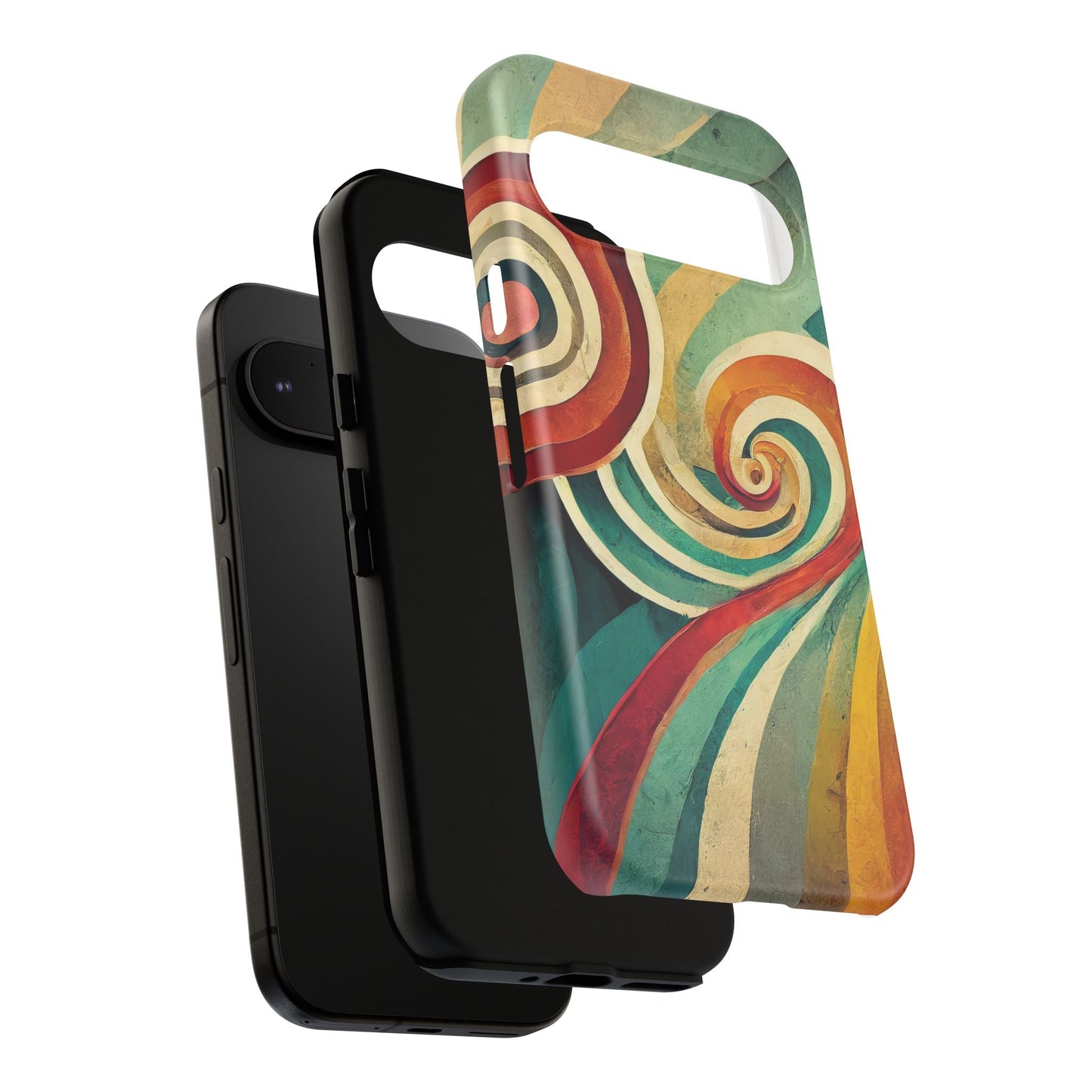 Colorful Swirl Tough Phone Case