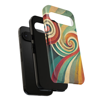 Colorful Swirl Tough Phone Case