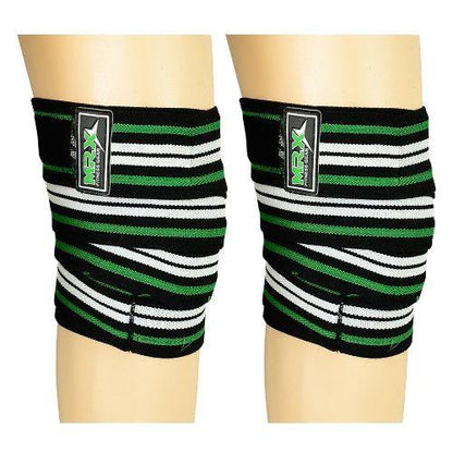Mrx Weightlifting Knee Wraps Pro Quality Gym Workout Lifting Wrap