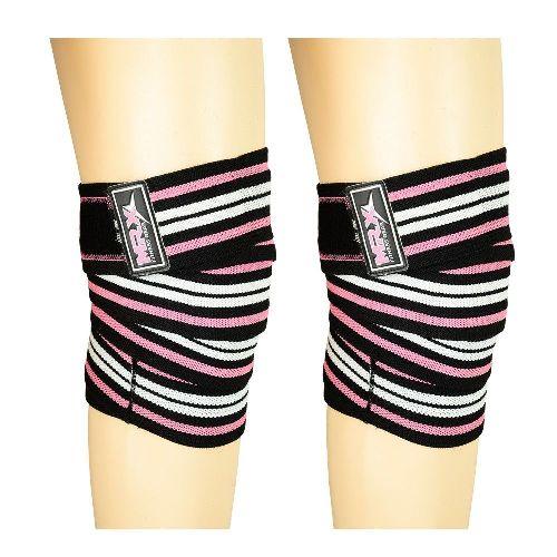 Mrx Weightlifting Knee Wraps Pro Quality Gym Workout Lifting Wrap