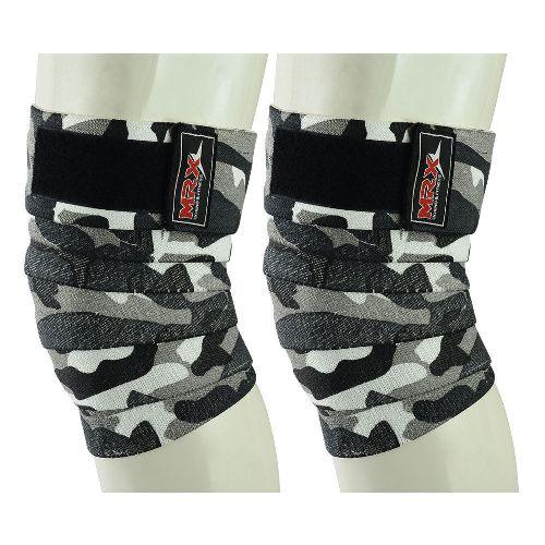 MRX Weightlifting Knee Wraps Gym Workout Lifting Wrap Camo Style Unisex