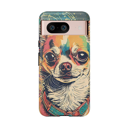 Abstract Chihuahua Tough Phone Cases