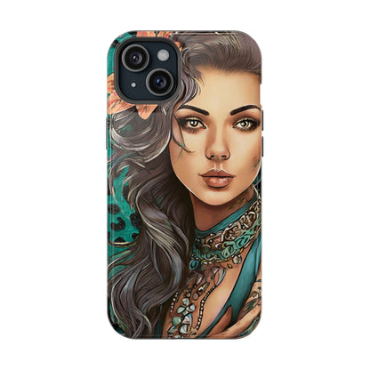 Vibrant Beauty Magnetic Tough Phone Case