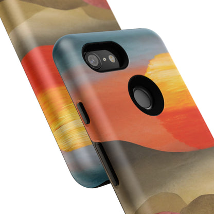 Artistic Sunset Tough Phone Case