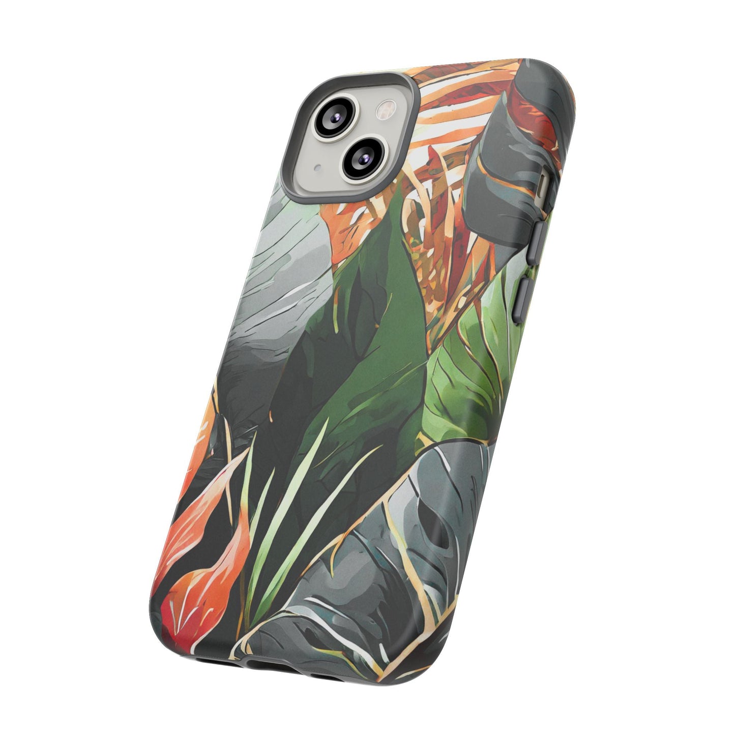 Tropical Leaf Tough Phone Case