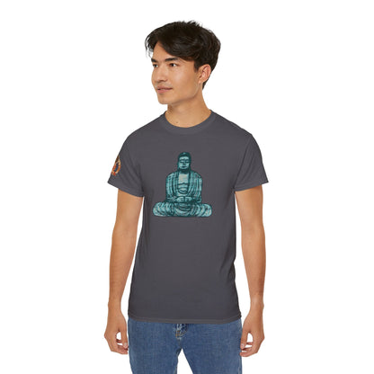 Fine Art Buddha Chalk Drawing Print Unisex Ultra Cotton Tee