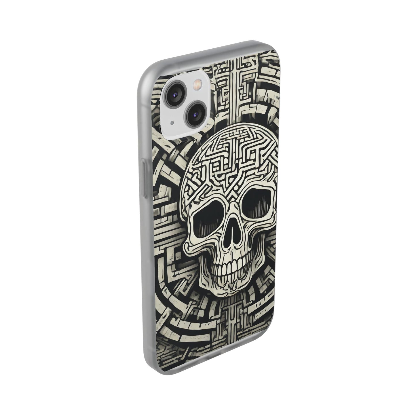 Gothic Skull Maze Flexi Case