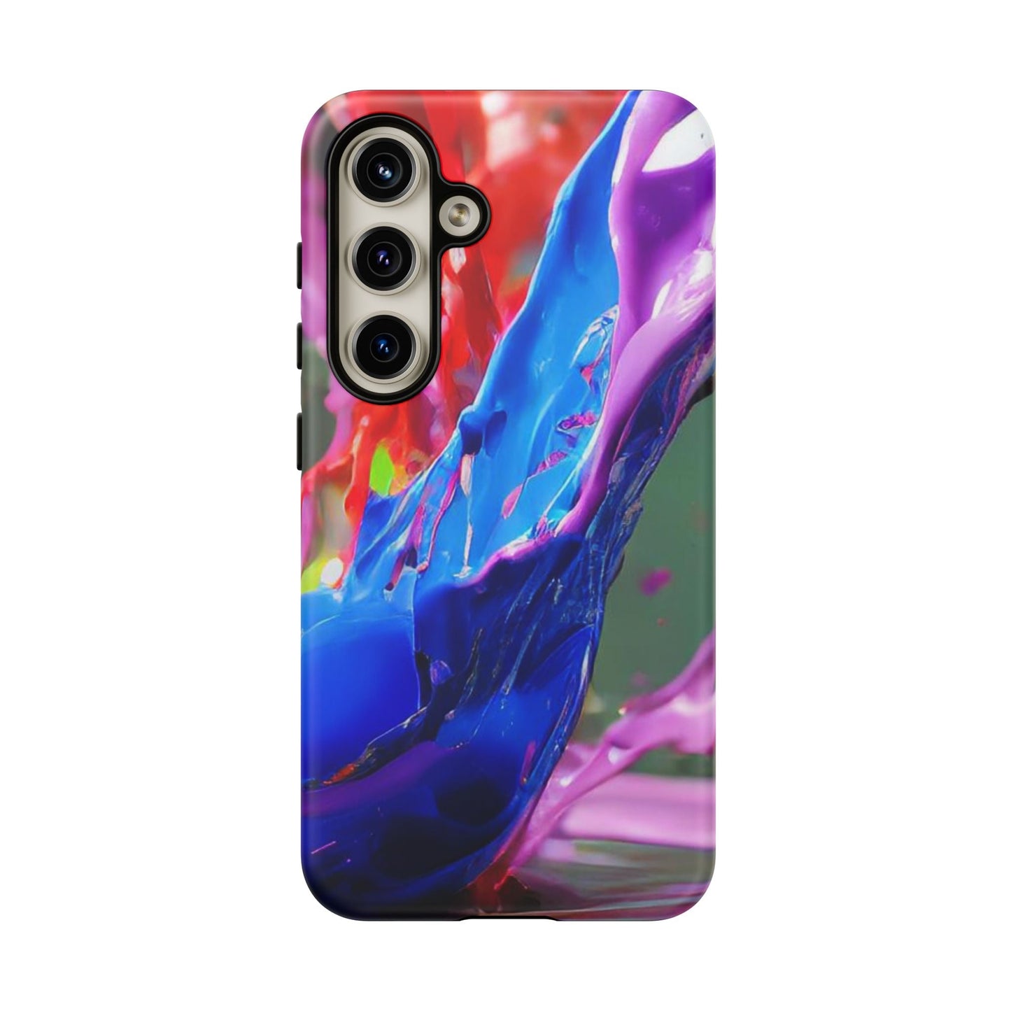 Vibrant Color Splash Tough Phone Case