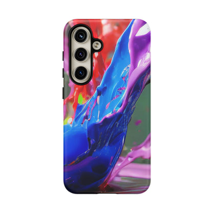 Vibrant Color Splash Tough Phone Case