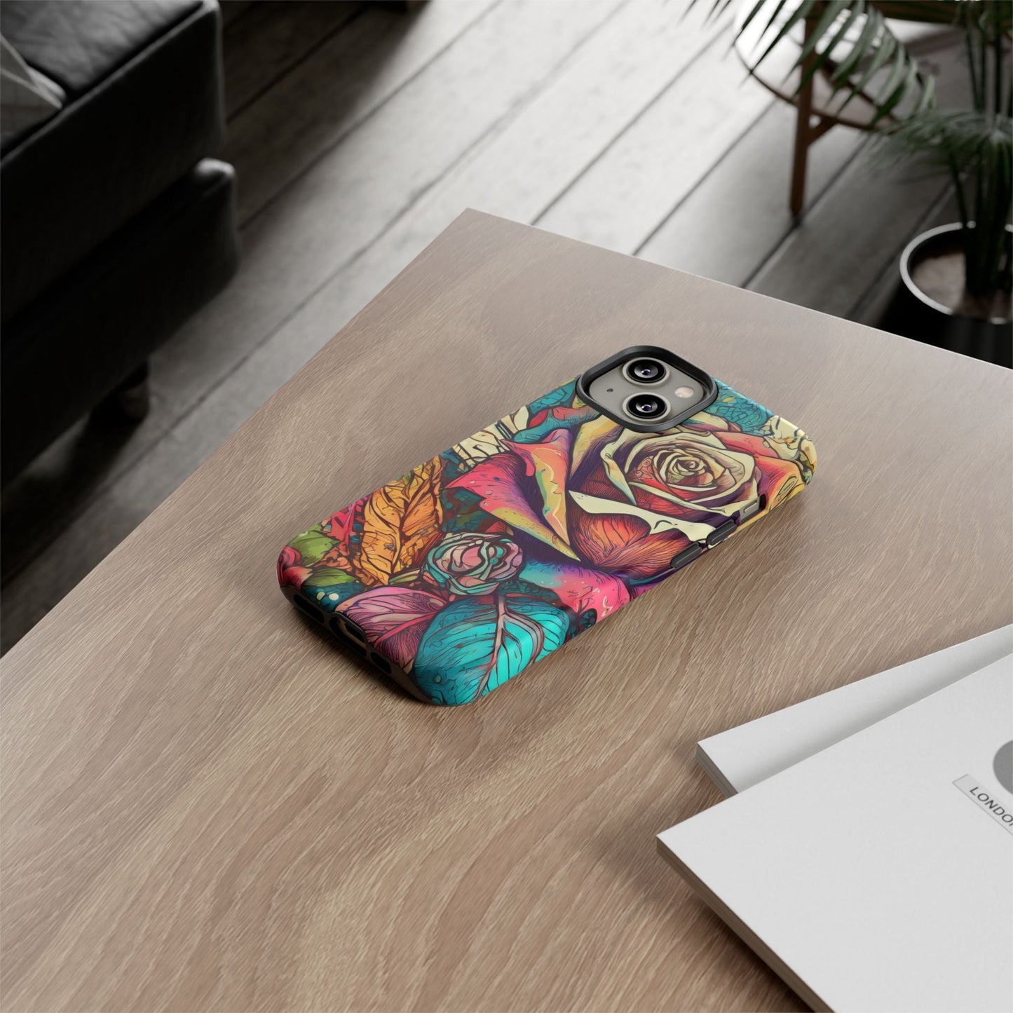 Colorful Roses Tough Phone Case