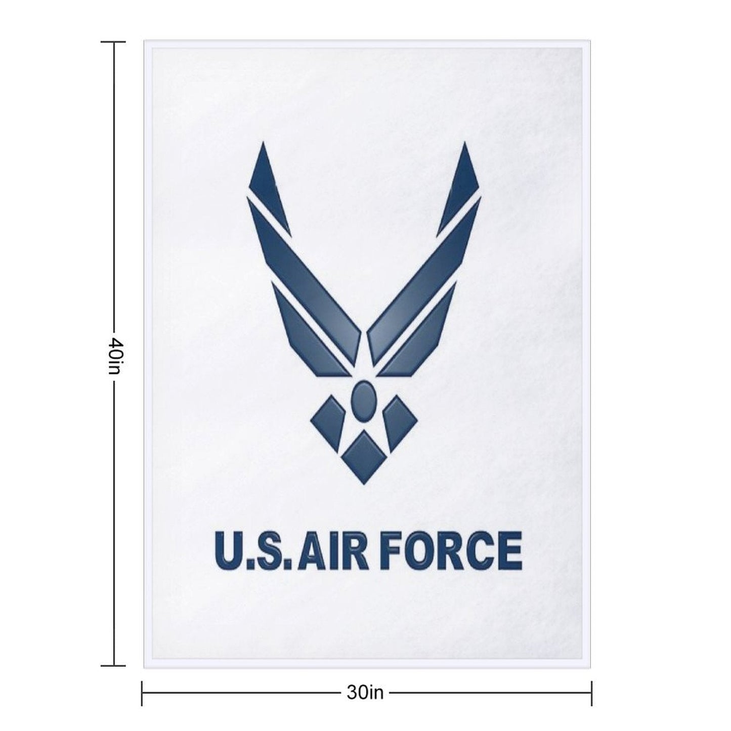 U.  S. Air Force Symbol Throw Blanket