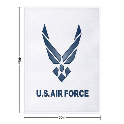 U.  S. Air Force Symbol Throw Blanket