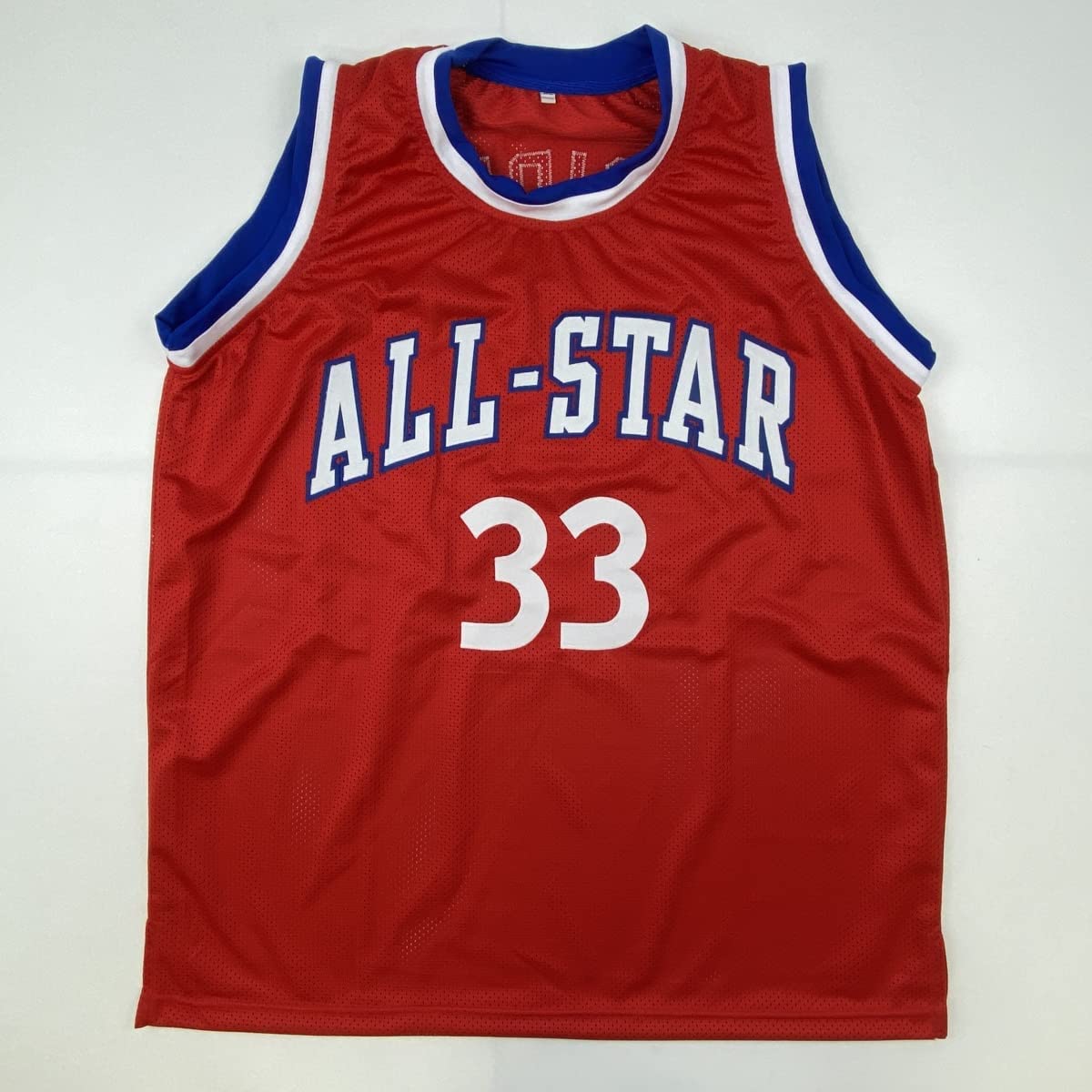Autographed/Signed Larry Bird All-Star Game Red Basketball Jersey Beckett BAS COA