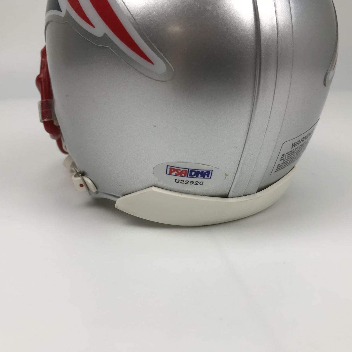 Autographed/Signed Bill Belichick New England Patriots Football Mini Helmet PSA/DNA COA Holo Only