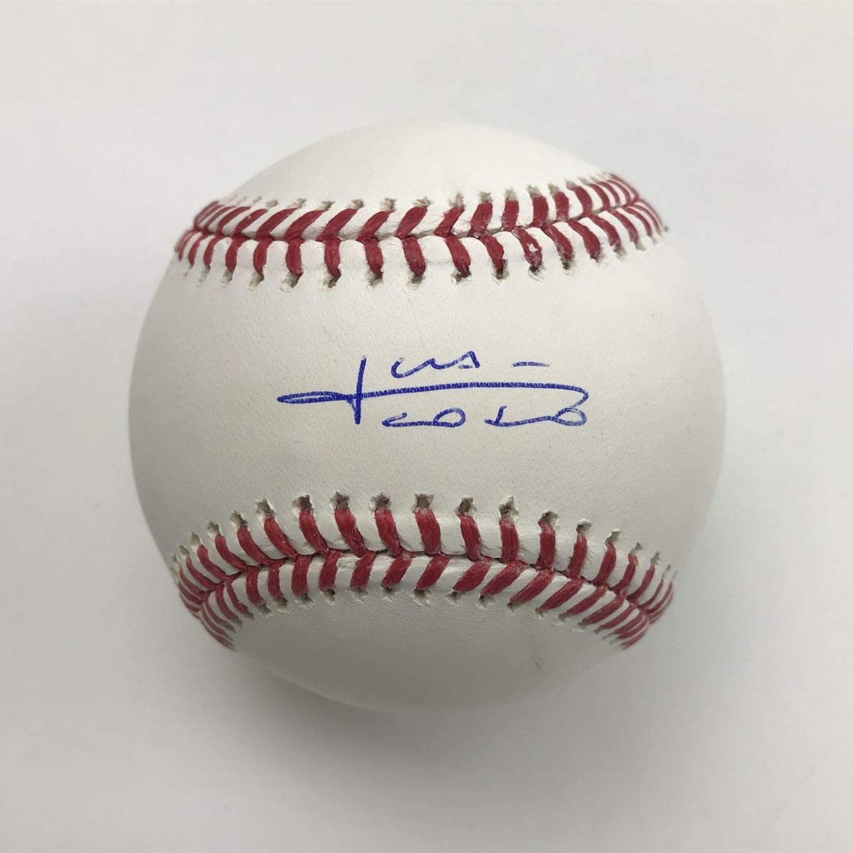 Autographed/Signed Juan Soto Rawlings Official Major League Baseball ROML Fanatics & MLB COA