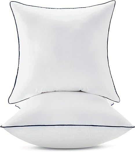 20x20 Pillows Insert Set of 2 with 100% Cotton Cover Couch Pillows Bed Pillows Throw 20 Pillows Insert Sofa Chair Pillows Square Decorative Pillows