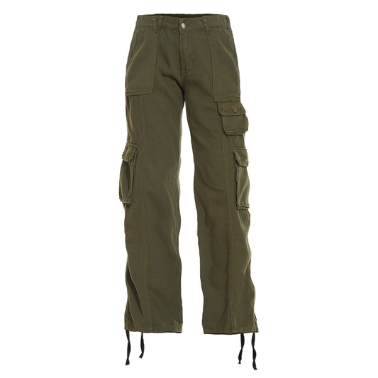 Women's Hiking Cargo Pants Joggers Cotton Casual Military Army Combat Work Pants with 7 Pockets,Army Green XL