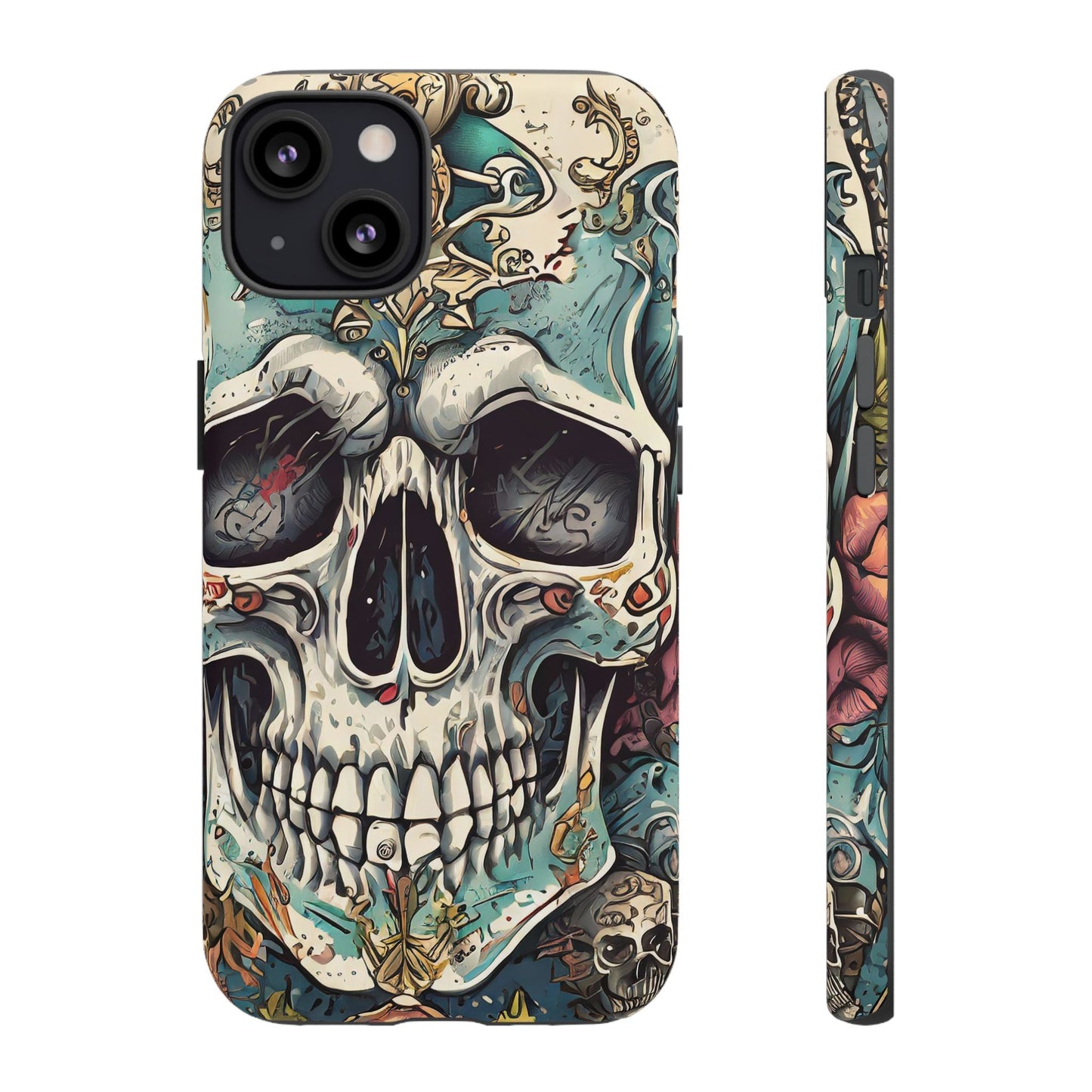 Abstract Skull Tough Phone Case