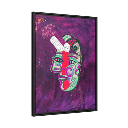 LOVE PILL PYSOP Matte Canvas, Black Frame