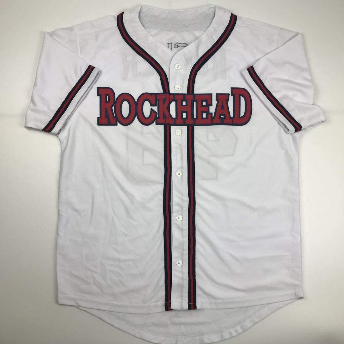 Autographed/Signed John Rocker Atlanta White Baseball Jersey PSA/DNA COA