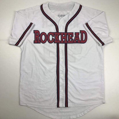 Autographed/Signed John Rocker Atlanta White Baseball Jersey PSA/DNA COA