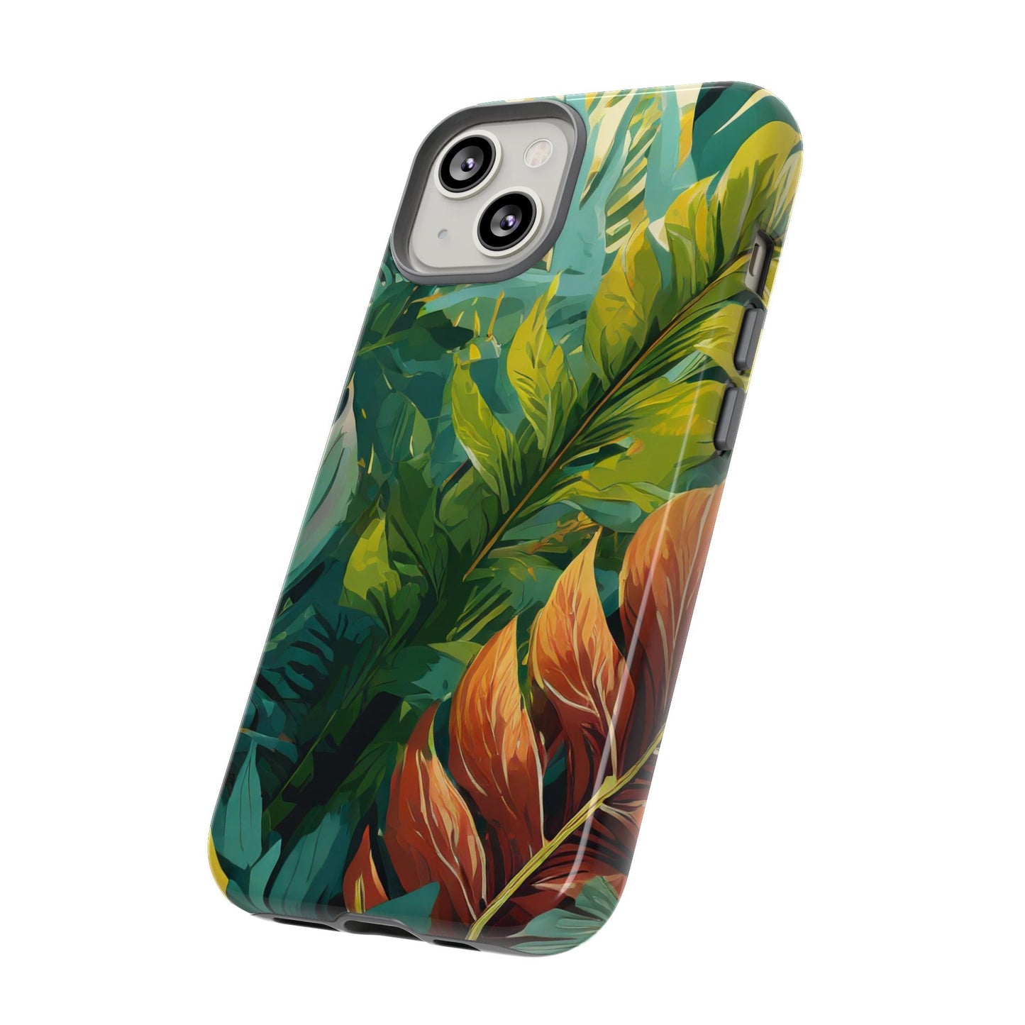Tropical Leaf Tough Phone Case