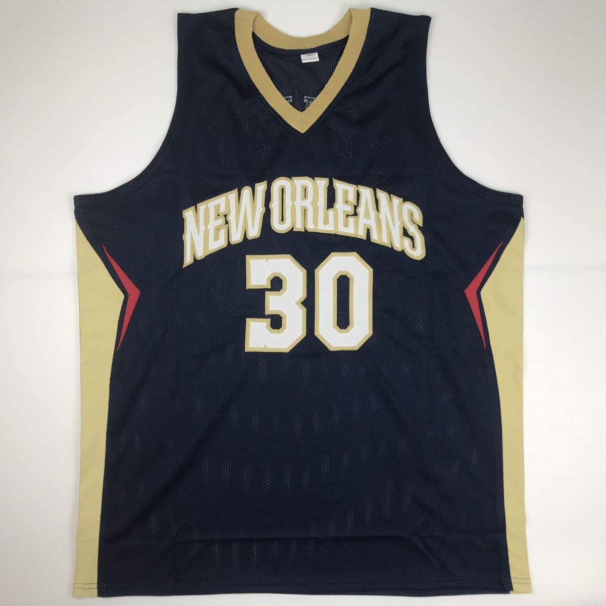 Autographed/Signed Julius Randle New Orleans Blue Basketball Jersey Beckett BAS COA