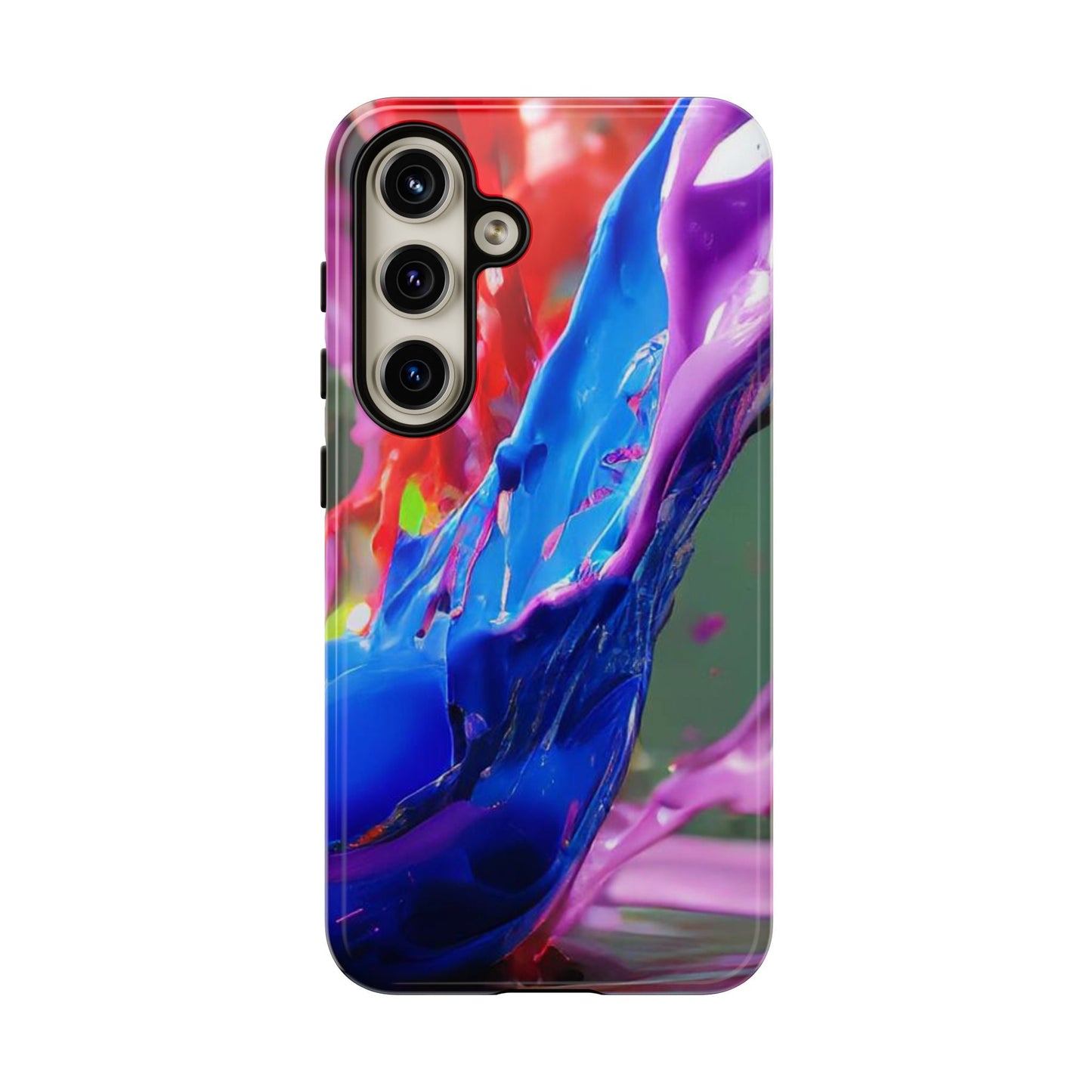Vibrant Color Splash Tough Phone Case