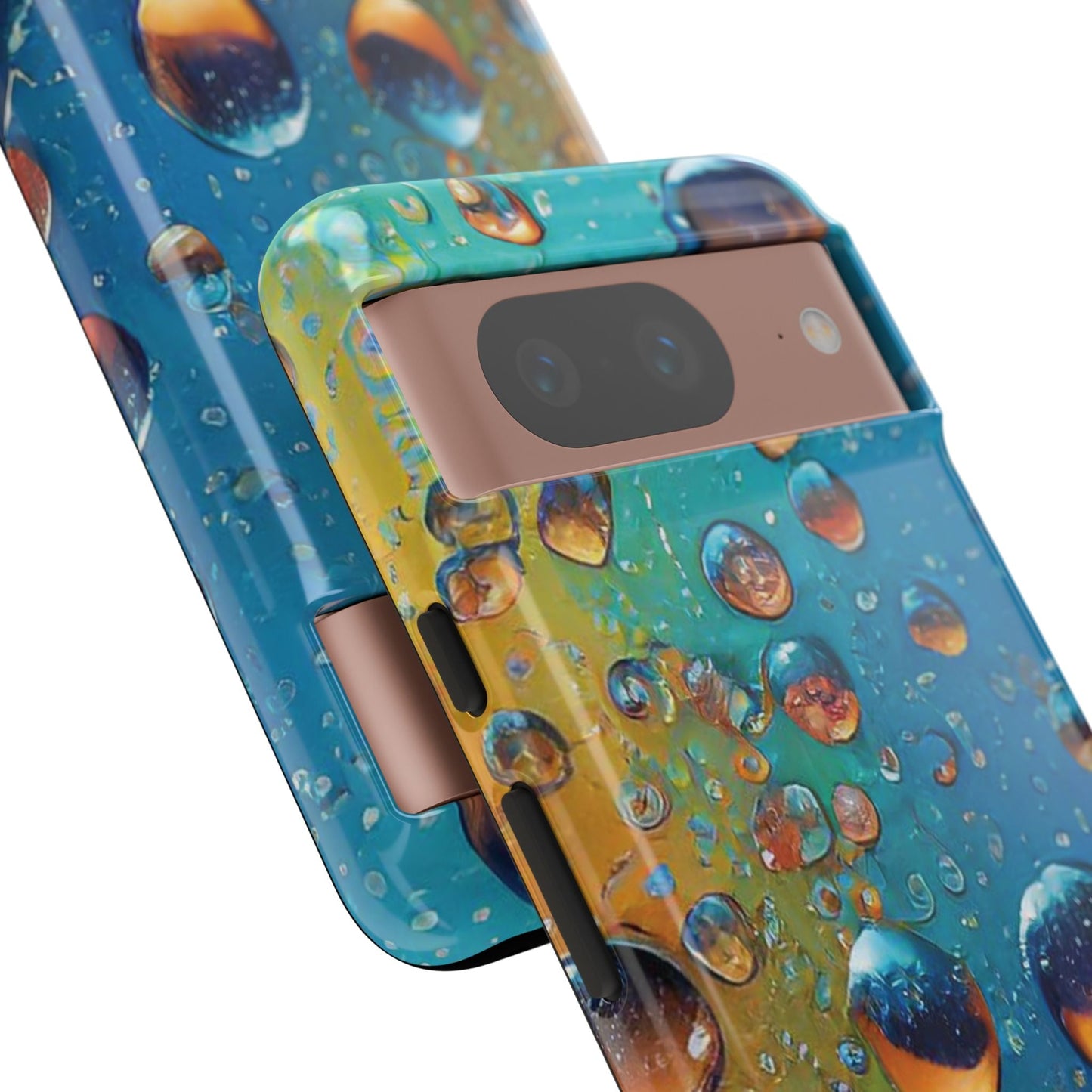 Colorful Water Droplets Tough Phone Case