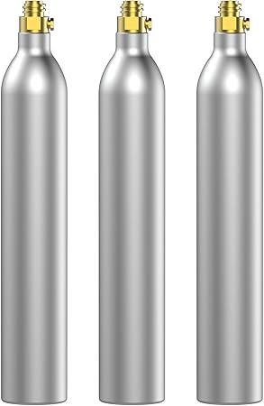 60L Co2 Carbonator Compatible with Sodastream Appliances [NOT FOR ART & TERRA], 14.5oz, Set of 3