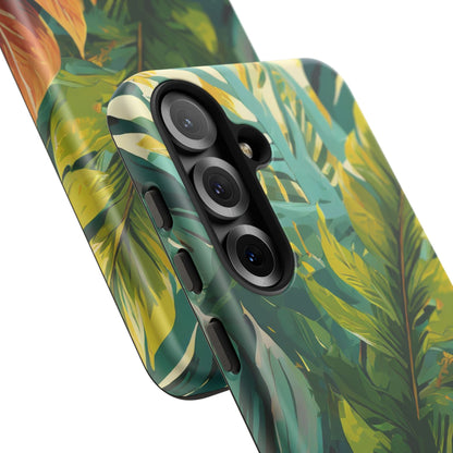 Tropical Leaf Tough Phone Case