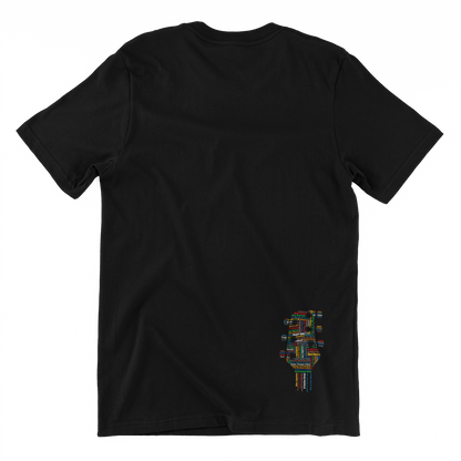 Msstzblkbz T-Shirt - Colorful Guitar's Head Band Design