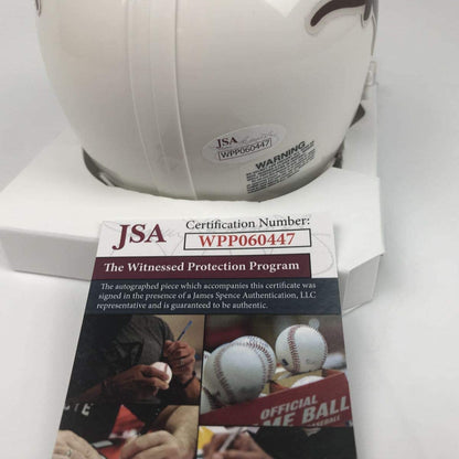 Autographed/Signed Ricky Williams HT 98 Texas Longhorns College Football Mini Helmet JSA COA