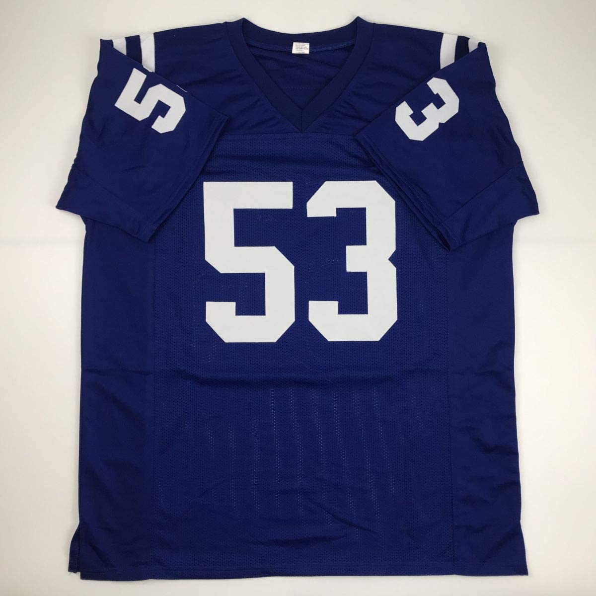 Autographed/Signed Darius Shaquille Leonard Indianapolis Blue Football Jersey JSA COA