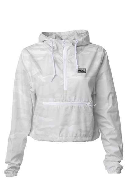 Lightweight Pullover Crop Windbreaker
