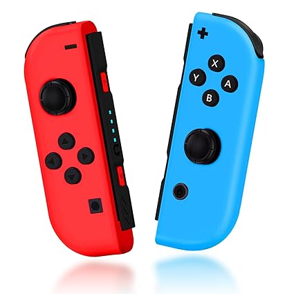 Replacement for Switch Controller, Compatible with Switch/OLED/Lite, Wireless Control with Dual Vibration/Motion Sensor/Wake-up/Screenshot