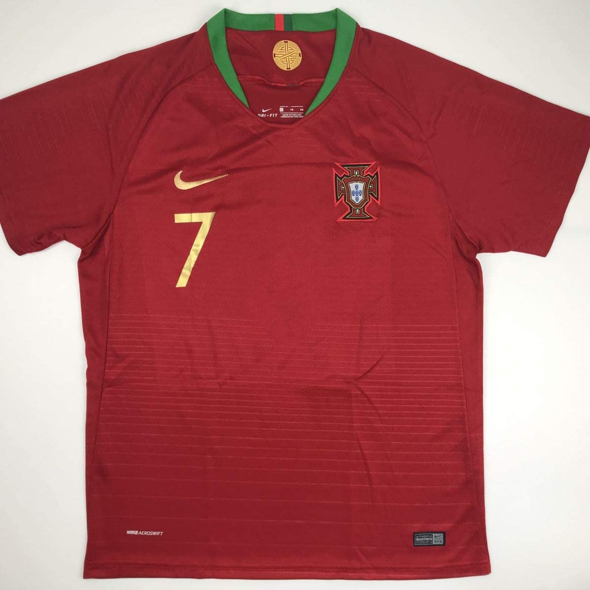 Autographed/Signed Cristiano Ronaldo Portugal Red World Cup Soccer Futbol Jersey Beckett BAS COA