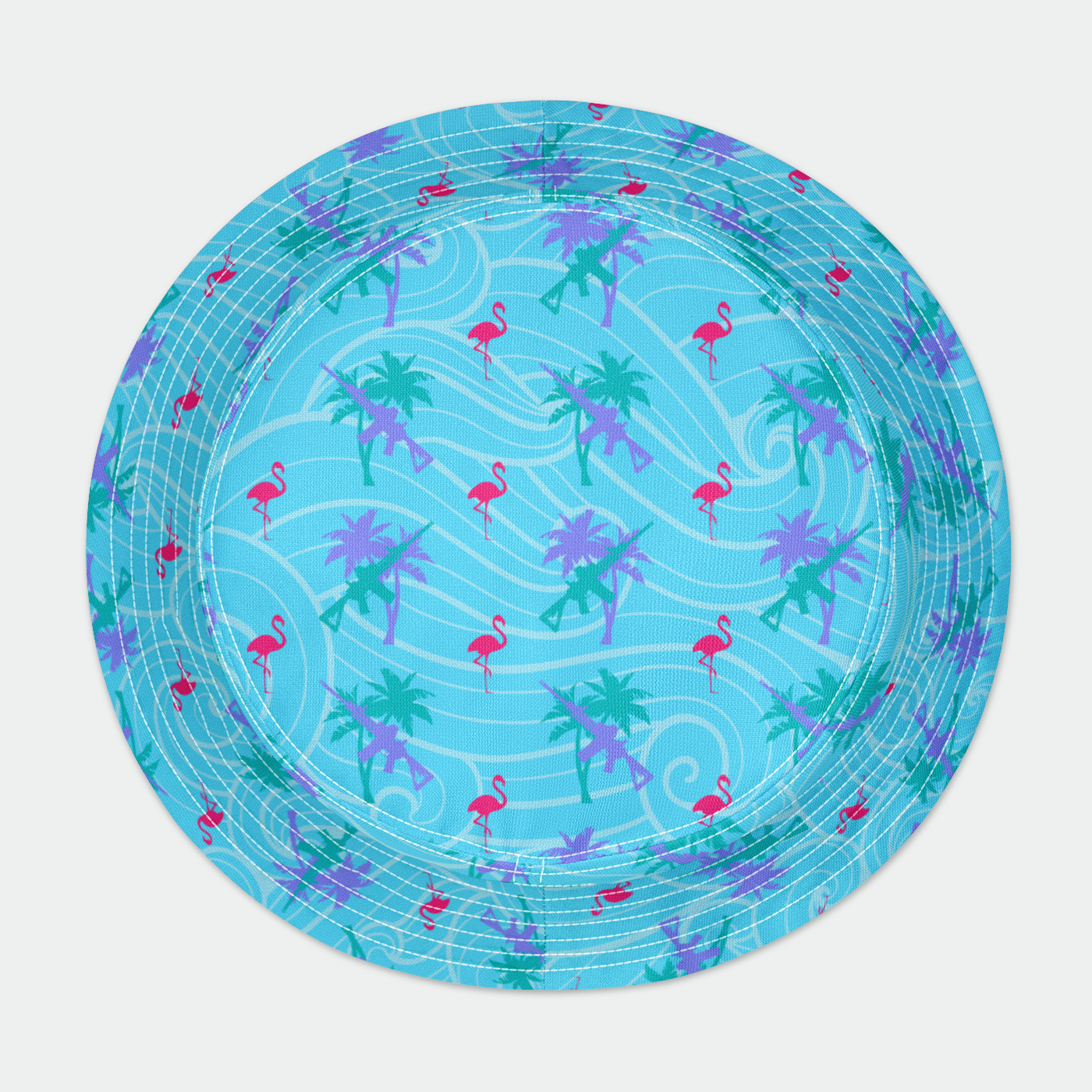 Tropical Tidal Wave Bucket Hat