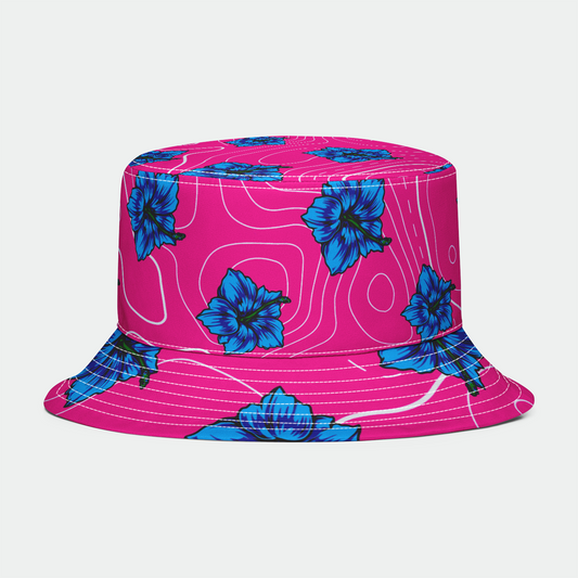 Pink Hibiscus Bucket Hat
