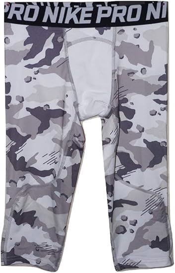 Nike Pro Boys Camo 3/4 Length Tights (Large)