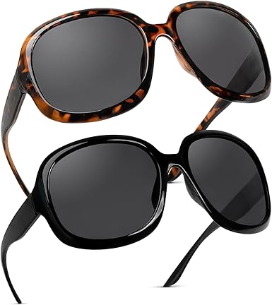 miyya Bug Eye Oversized Polarized Sunglasses Womens, Trendy Retro Sun Glasses for Women 2024, Oversized UV Protection Shades