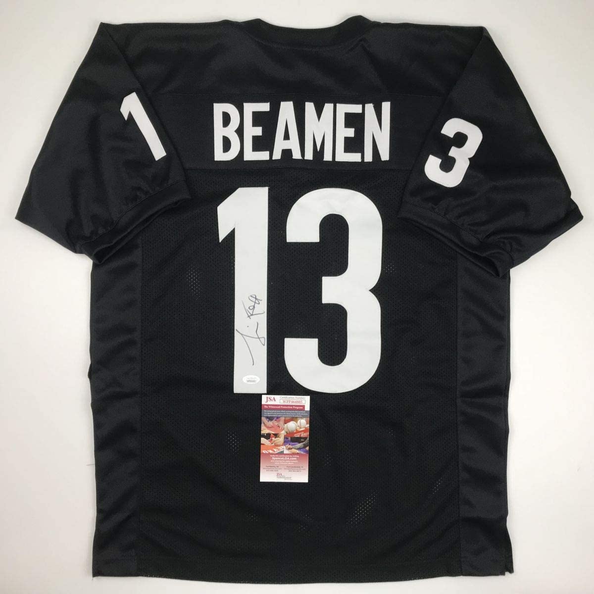 Autographed/Signed Jamie Foxx Willie Beamen Any Given Sunday Black Football Jersey JSA COA