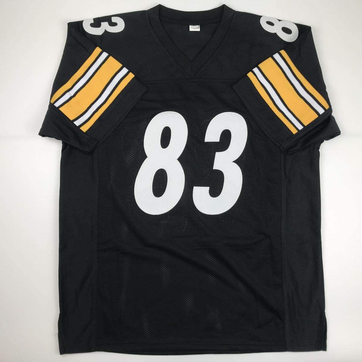 Autographed/Signed Heath Miller Pittsburgh Black Football Jersey JSA COA