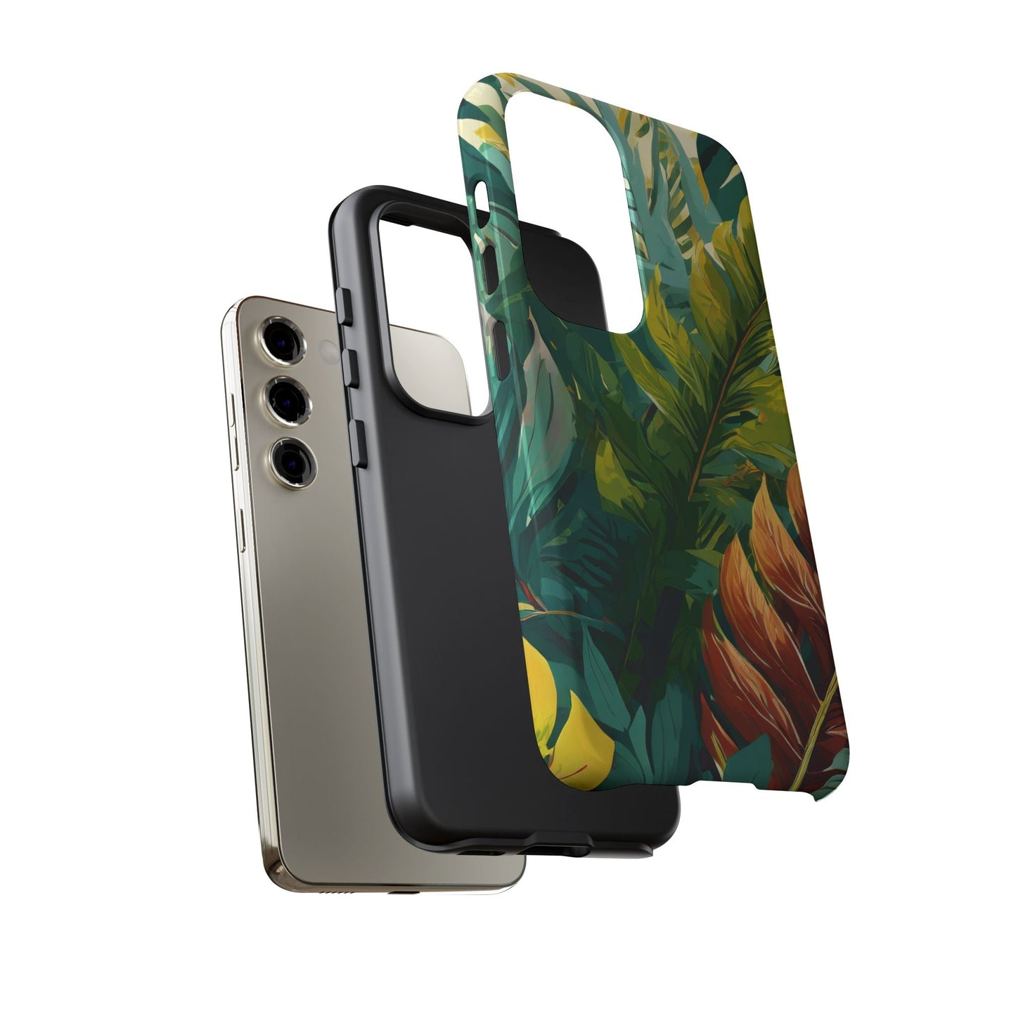 Tropical Leaf Tough Phone Case