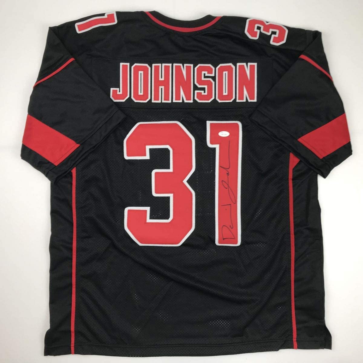 Autographed/Signed David Johnson Arizona Color Rush Football Jersey JSA COA Holo Only