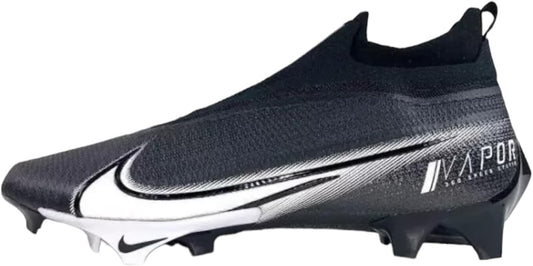 Nike Men's Vapor Edge 360 Football Boots Soccer Cleats, Black White Elite, 14